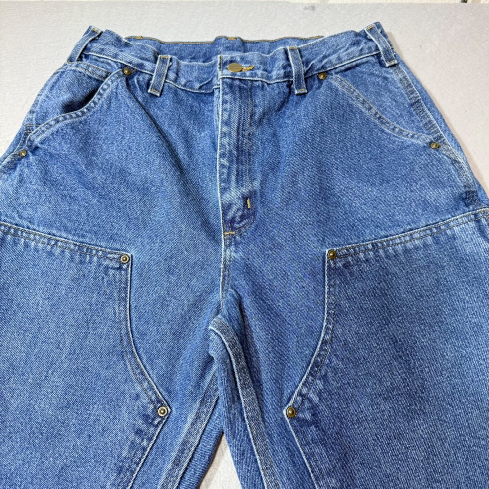 Vintage Carhartt B73 DST Double Knee Jeans Men's 33x34 (Fits 32x33.5), No stains